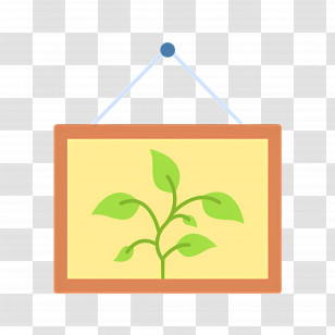 Photo Frame - Framed Botanical Wall Art Transparent PNG