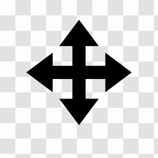 Arrow Symbol - Symmetry - Drag Transparent PNG
