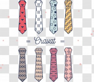 Necktie Formal Wear Cravat Bow Tie - Pattern - Vector Transparent PNG