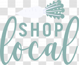 SHOP LOCAL Transparent PNG