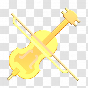Violin Icon Music Elements Icon Transparent PNG