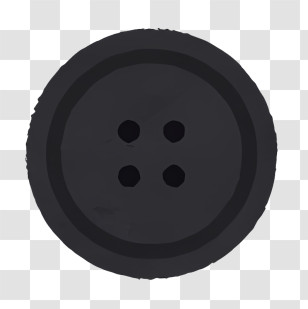 Button - Black Round Button Transparent PNG