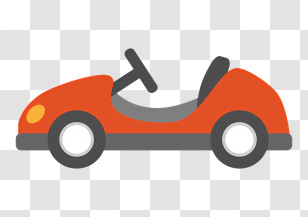 Icon - Red Toy Car Transparent PNG