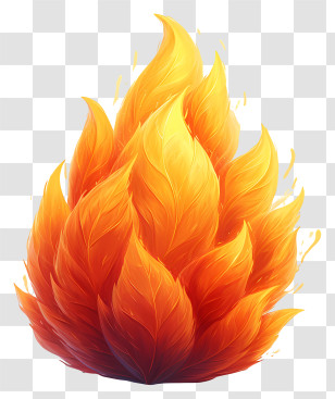 Fire - Illustrative Fire Flame Design Transparent PNG