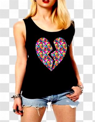 T-shirt Shoulder Top Sleeve - Sleeveless Shirt Transparent PNG