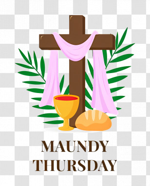 Holy Thursday - Maundy Thursday Religious Symbol Transparent PNG