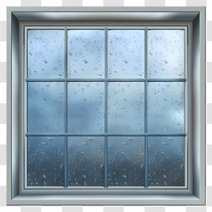 Rain On Window - Rainy Window Pane Transparent PNG