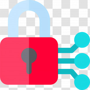 Cyber Security - Padlock Icon For Security Concept Transparent PNG