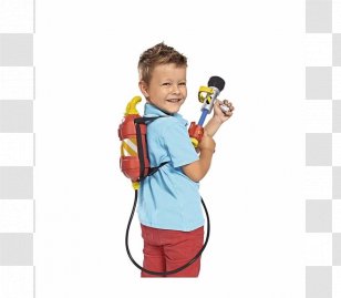 Firefighter Pistol Water Gun Toy Fire Department - Outerwear Transparent PNG