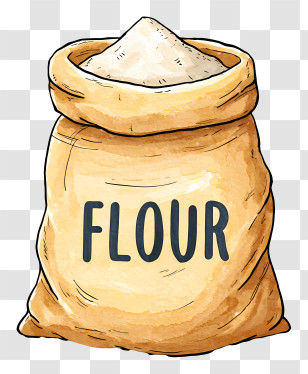 Flour - Sack Of Flour Illustration Transparent PNG