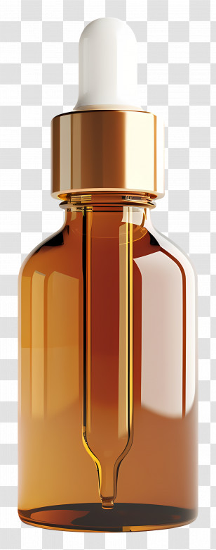 Amber Dropper Bottle - Amber Dropper Bottle For Essential Oils Or Serum Transparent PNG