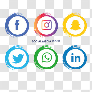 Instagram - Colorful Social Media Icons Transparent PNG
