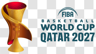 Fiba Basketball World Cup 2027 - FIBA Basketball World Cup Qatar 2027 Logo Transparent PNG