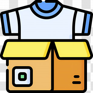 Clothes Box - T-shirt In A Box Transparent PNG