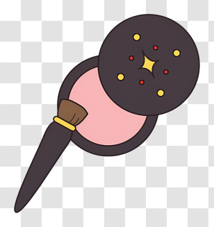 Icon - Compact Powder And Brush Illustration Transparent PNG