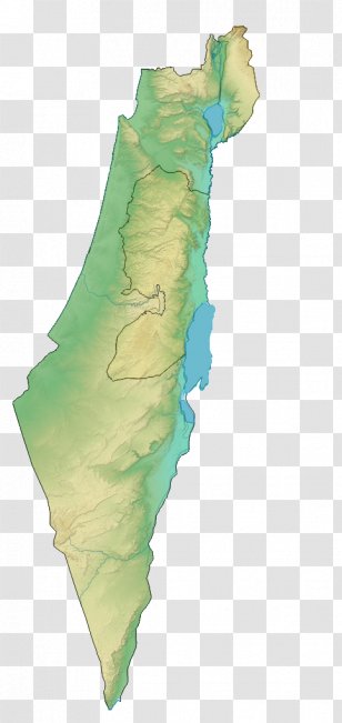 Israel Map Clip Art Transparent PNG