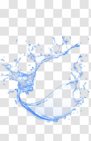 Hyaluronic Acid Water Sodium Hyaluronate Cleanser - Blue Transparent PNG