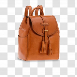 Leather Handbag Pocket Backpack - Zipper - Bag Transparent PNG