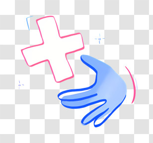 Medical Care - Medical Hand With Cross Symbol Transparent PNG