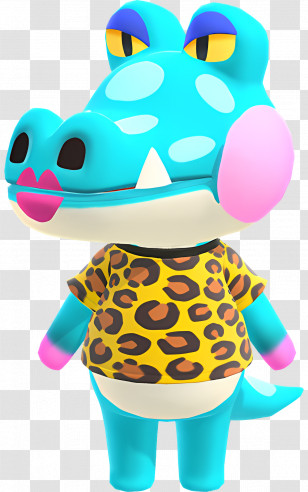 Alli - Blue Alligator Cartoon Character Transparent PNG