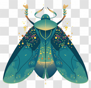 Insect - Colorful Insect Illustration Transparent PNG
