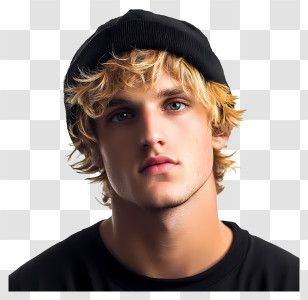 Logan Paul - Young Man With Blonde Hair Transparent PNG