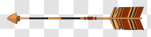 Arrow - Brown Decorative Arrow Transparent PNG