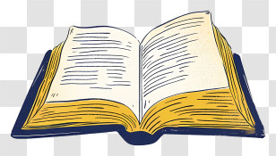 Open Book - Open Book Illustration For Reading Concept Transparent PNG