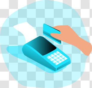 Card Payment - Credit Card Payment At POS Terminal Transparent PNG