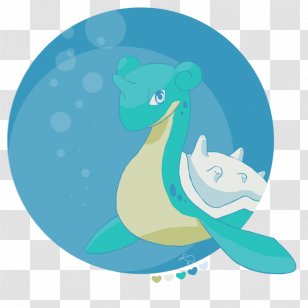 Marine Mammal Clip Art Fish Illustration Character - Aqua - Lapras Pixel Transparent PNG