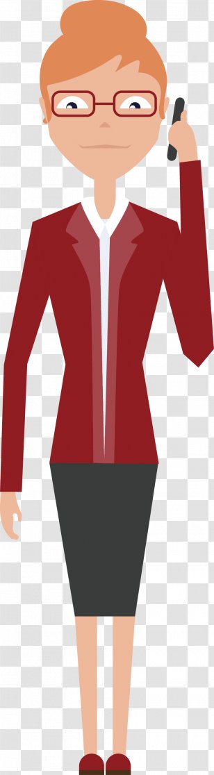 Illustration - Silhouette - Women Staff Transparent PNG
