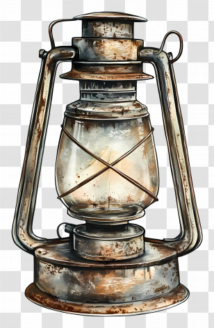 Antique Lantern - Vintage Lantern Transparent PNG