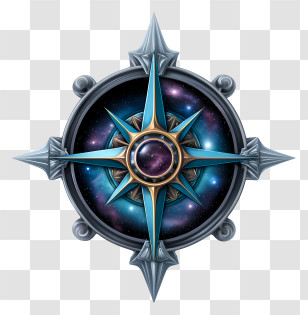 Cosmic Compass - Celestial Compass Transparent PNG