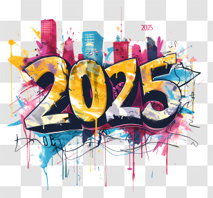 Graffiti Art - 2025 Graffiti Art With Colorful Urban Style Transparent PNG