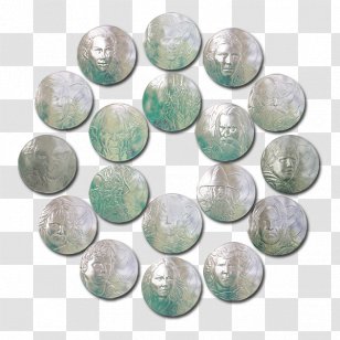 Bead Silver Coin Fairy Tale Fantasy - Metal - Uncirculated Transparent PNG