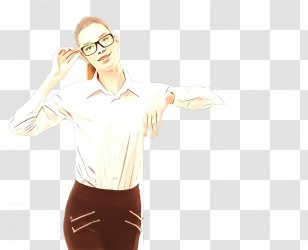 Glasses - Nose - Gesture Standing Transparent PNG