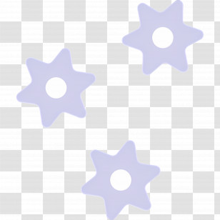 Bullet Hole - Blue Star Shapes Transparent PNG