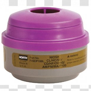 Cartridge Vapor Respirator Acid Gas - Purple - Hydrogen Station Transparent PNG