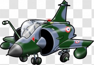 Fighter Aircraft Airplane Jet Propeller - Military - Mirage 2000 Transparent PNG