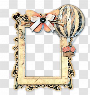 Retro Background Frame - Picture Frames - Interior Design Heart Transparent PNG