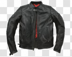 Leather Jacket Motorcycle Helmets Clothing - Vintage Transparent PNG