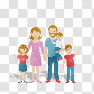 International Day Of Families - Watercolor - Toddler Family Pictures Transparent PNG