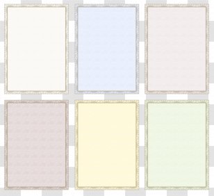 Paper Albom Clip Art - Watercolor - Color Notes Transparent PNG