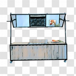 Table Cartoon - Computer Desk - Bookcase Transparent PNG
