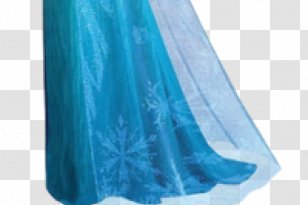 Elsa Ariel Wedding Dress Gown Frozen Film Series - Blue - Creative Transparent PNG