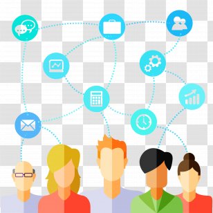 Customer Omnichannel Sales Retail Marketing - Collaboration - Business Man Transparent PNG