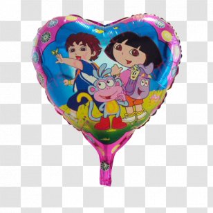 Balloon Clip Art Birthday Hello Kitty Heart - Curious George Balloons Transparent PNG