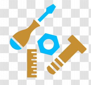 Nut Bolt Screw - Vector Transparent PNG