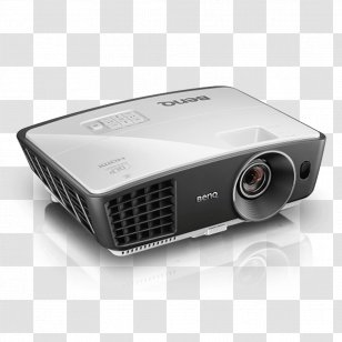 Multimedia Projectors BenQ W750 1280 X 720 DLP Projector - Hd Ready - 2500 ANSI Lumens Digital Light Processing Home Theater SystemsProjector Transparent PNG