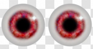 Iris Red Eye Color - Cartoon Transparent PNG